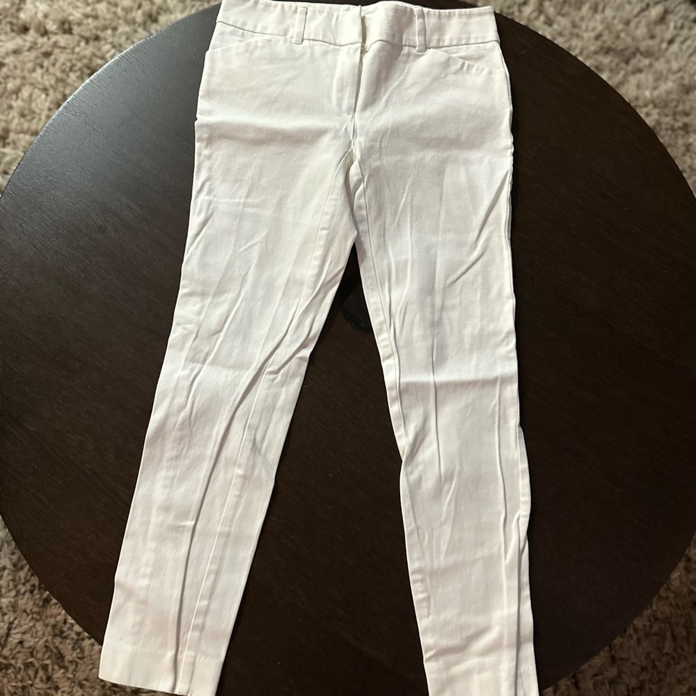 New York and company all white dress pants